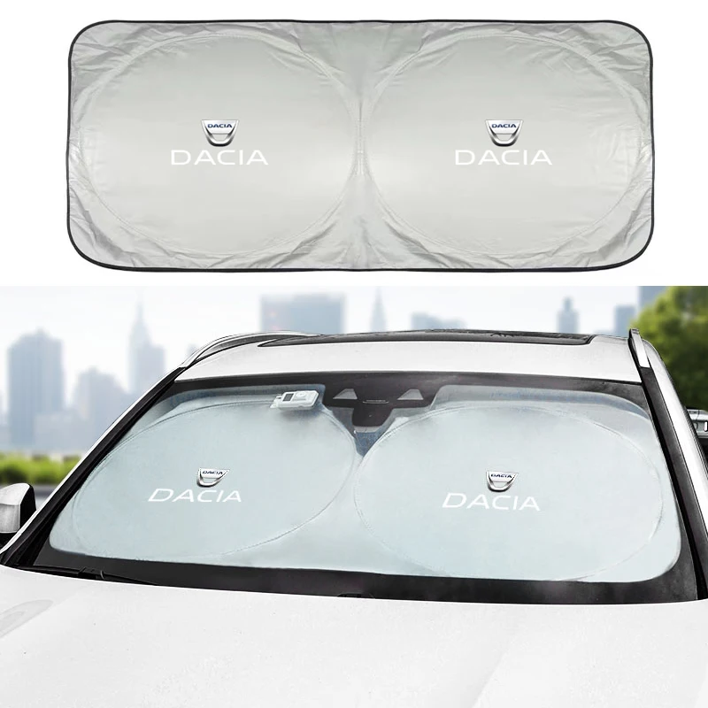 Car Windshield Sun Shade Visor UV Protection Shield For Dacia Duster