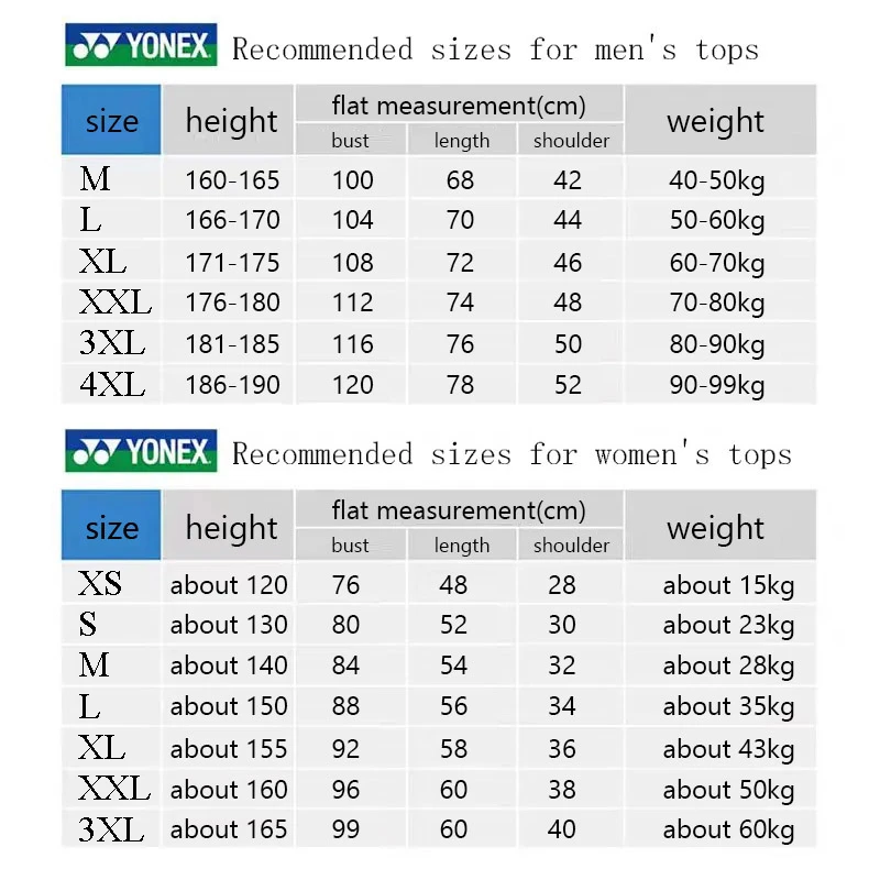 Yonex Badminton Sports Wear Set For Men and Women