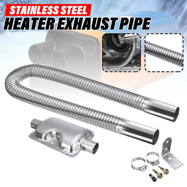 24mm Stainless Steel Exhaust Pipe Exhaust Hose Muffler Air Diesel Heater  Easy To Install Durable Corrosion And Wear Resistant - AliExpress