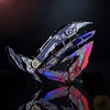 New 3D Mini Metal Puzzle Model Dazzles Republic of Gamers LOGO Metal Decoration DIY Assembly Jigsaw Education Toys for Kids14+y 5