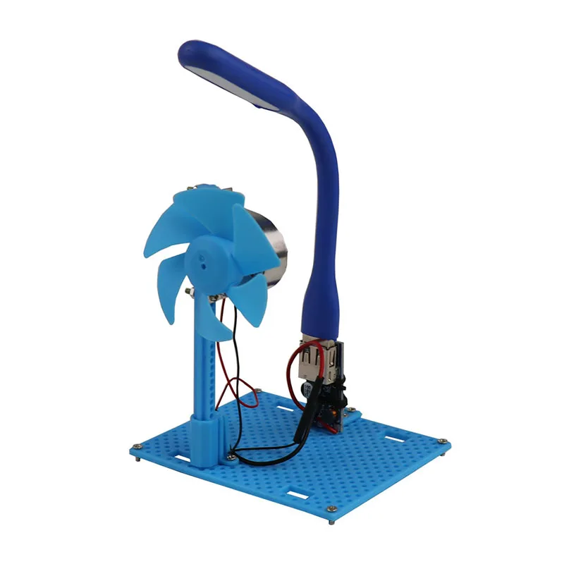 

DIY Wind Driven Generator Hand-made Science Experiment Model Toys with Material Pack + Send Screwdriver