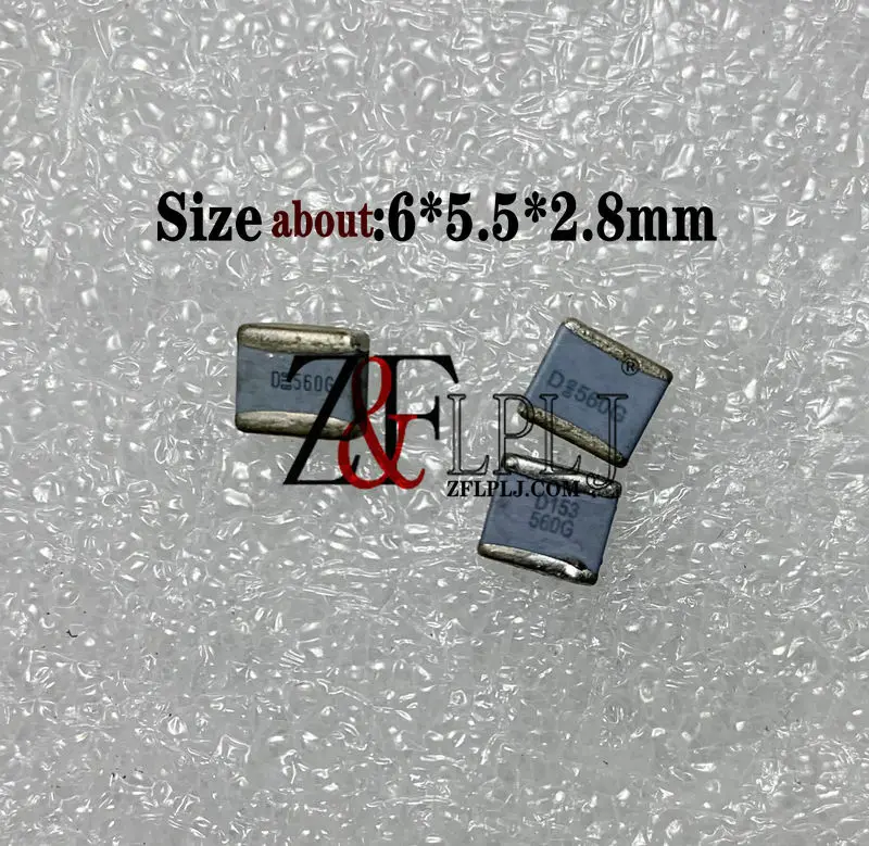 Multilayer ceramic capacitors, high Q value, high RF voltage resistance: 56pF 2500V marking:D560G (Not new) 1pcs/lot
