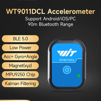 WitMotion 블루투스 5.0 가속도계, 자이로스코프 각도 센서, 전자 나침반 자력계 경사계, WT9011DCL
