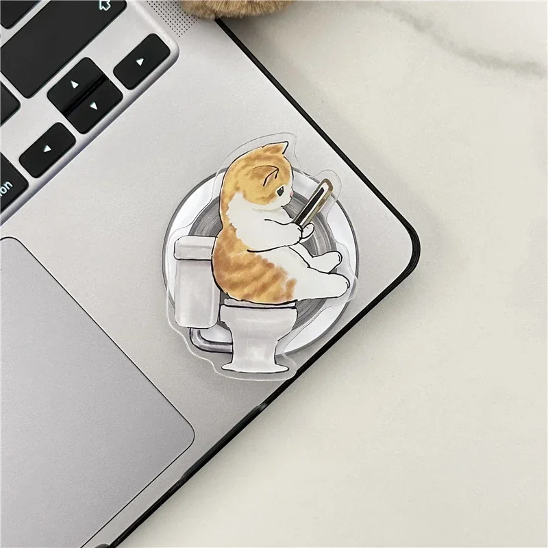 Cute Cat Magnetic Phone Grip Stand For Iphone Magsafe Compatible_voghion.com