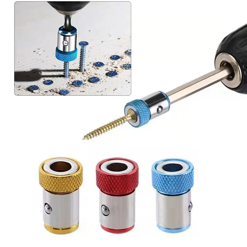 6.35mm Universal Magnetic Ring Alloy Screwdriver Bit Anti-corrosion Strong Magnetizer Drill Bit Magnetic Tool magnetic drill bits