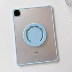 Rotating Matte Clear Tablet Case with 360° Swivel Bracket - Tab A9 Plus 11 2023 (With Stand BLue)