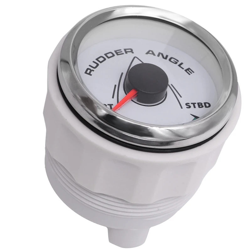 52MM Boat Marine Rudder Angle Indicator 0-190 Ohm With Rudder 8 Color Backlight 12V/24V