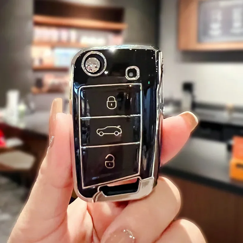 Enhanced TPU Car Key Case Cover