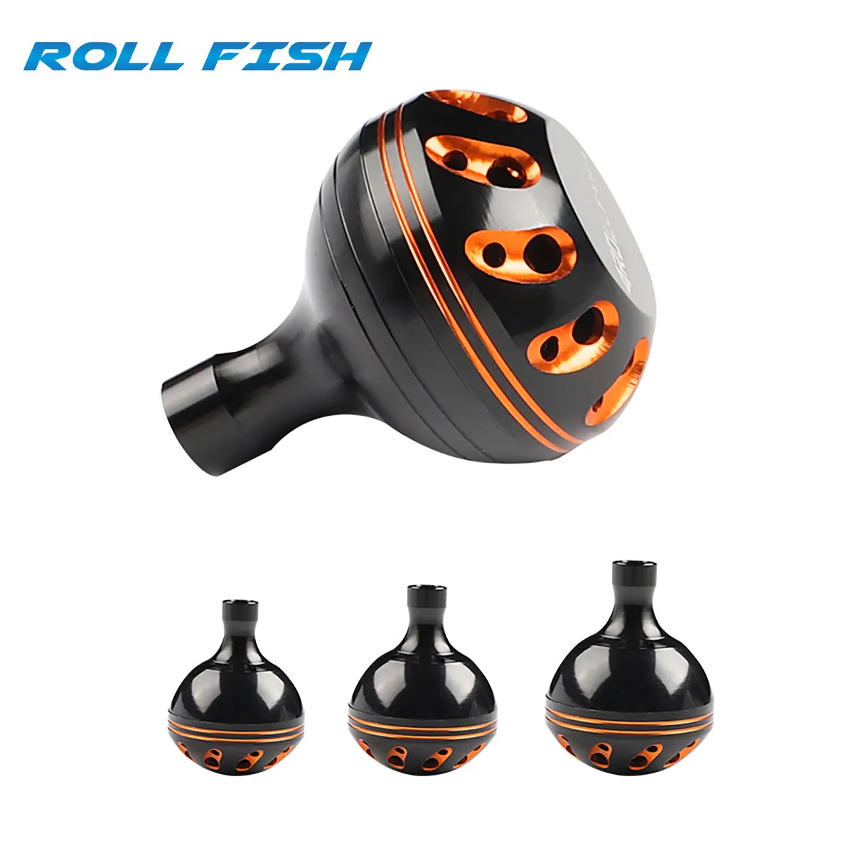 Poignée de moulinet ROLLFISH en métal - Design ergonomique pour une prise en main confortable