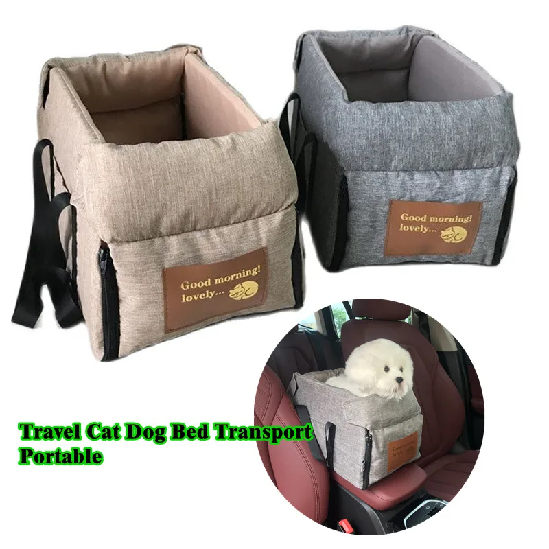 Pet Dog Car Seat Bed Car Central Seat Cat Dog Travel Portable Carrier for Safety Bag Pet Accessories 펫 여행 고양이 개 좌석 침대 운송