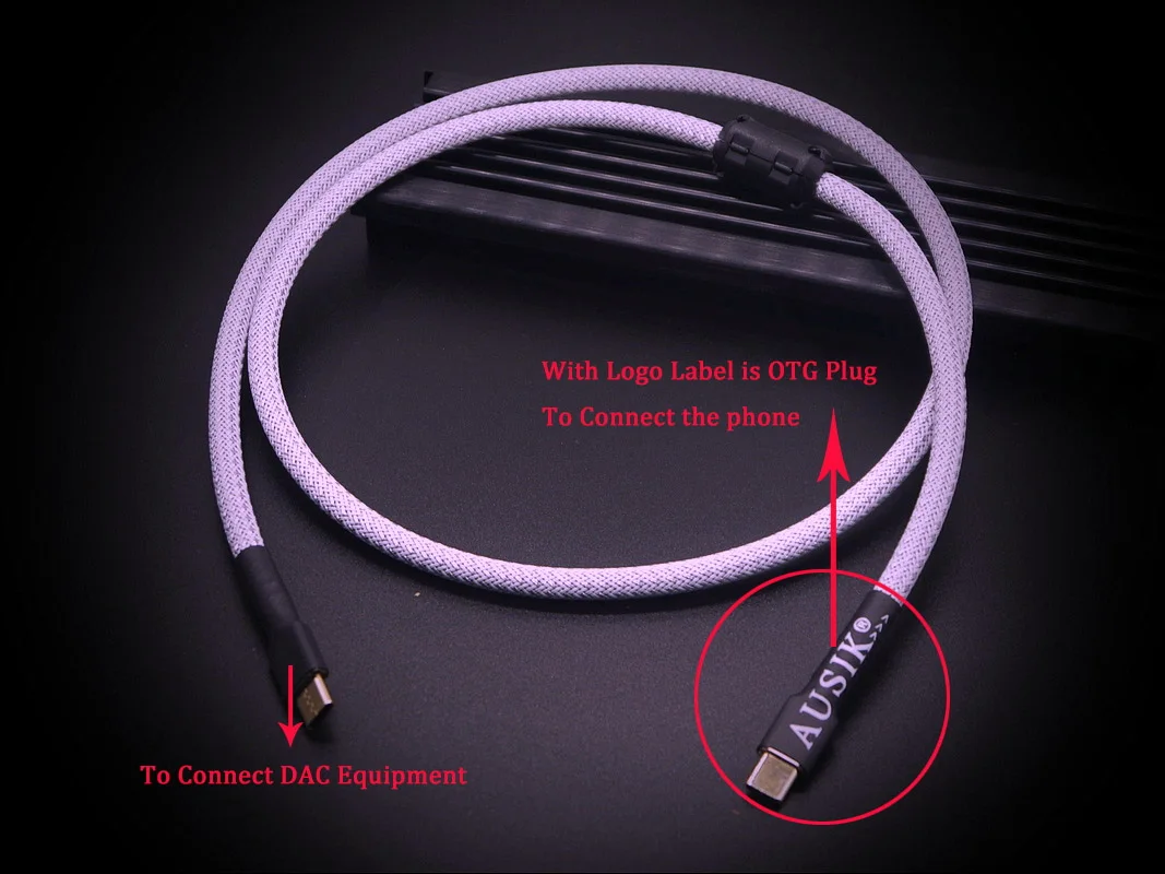 HiFi USB C Ÿ to C  ̺, Canare  ̺, USB OTG ̺, PC MP3 CD DVD  DAC AS030