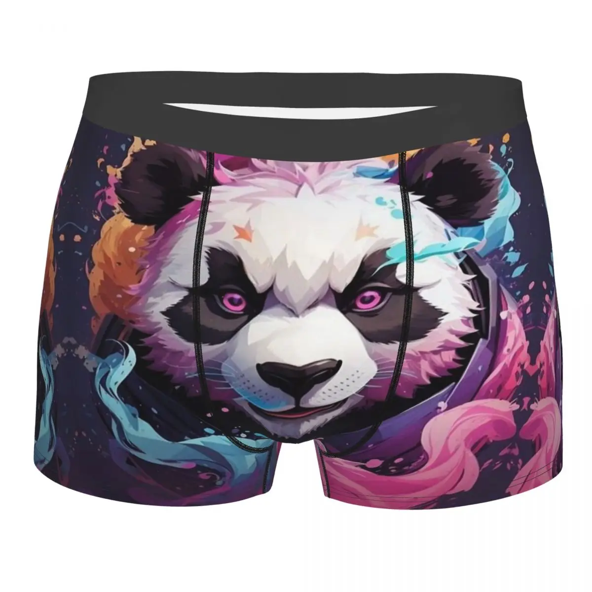 Cool Animals, Lions,panda Man's Underpants, Highly Breathable printing High Quality Gift Idea