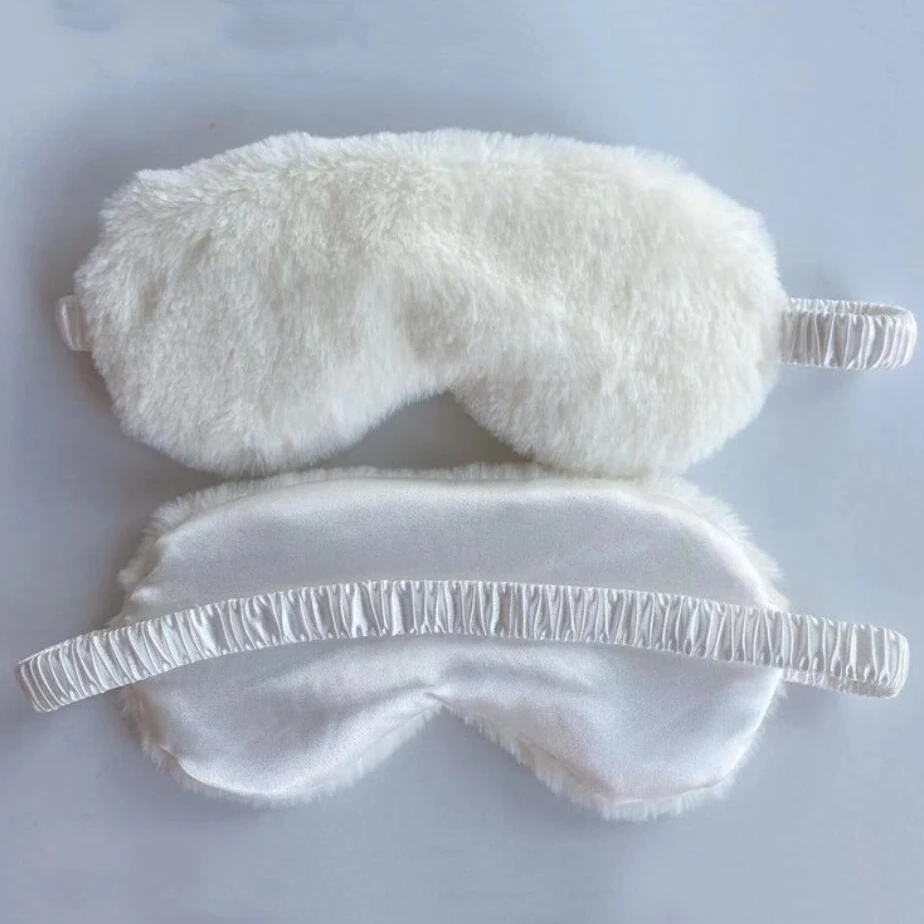 Plush Love Cloud Sleep Mask - Soft, Cozy Blindfold