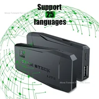 Игровая консоль 2,4G, двойной беспроводной контроллер, игровая приставка 4K, 20000 игр, 128 64, 32 ГБ, ретро-игры для PS1/GBA, рождественский подарок — изображение 6