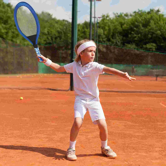 MultiFunctional Kids TennisRackets Set Children BadmintonRacket BeachSports Game Outdoor RacquetProps Toddler Shape Playing 6