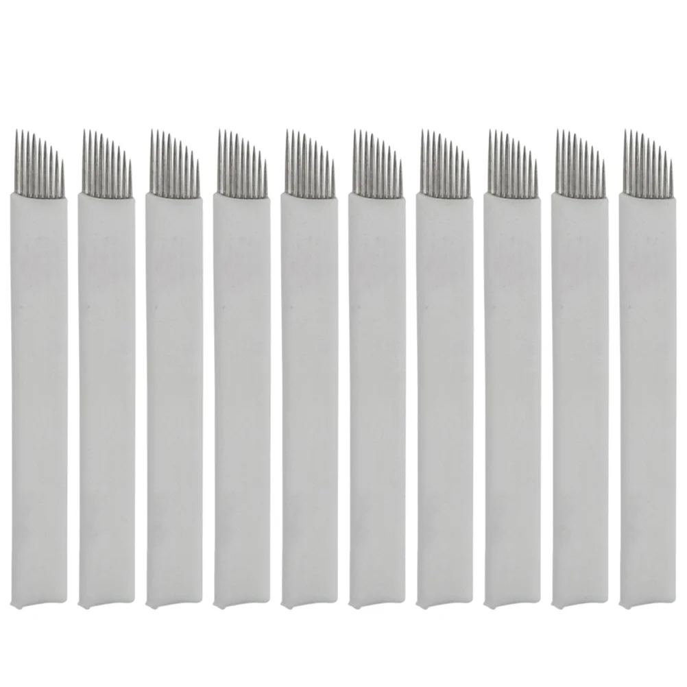 

50PCS Microblading 3D Makeup Semi Permanent Make Tool ( White )