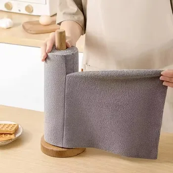 Panni per Pulizia Riutilizzabili, Rotoli di Strofinacci in Microfibra per Cucina, Sostitutivi dei Rotoli di Carta, 1 Rotolo da 20 Fogli