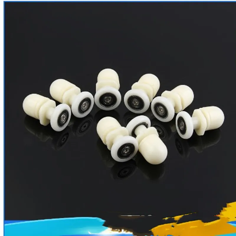 8pcs 샤워 도어 롤러 러너 휠 풀리 휠 직경 (20MM-27MM) 샤워 룸 풀리
