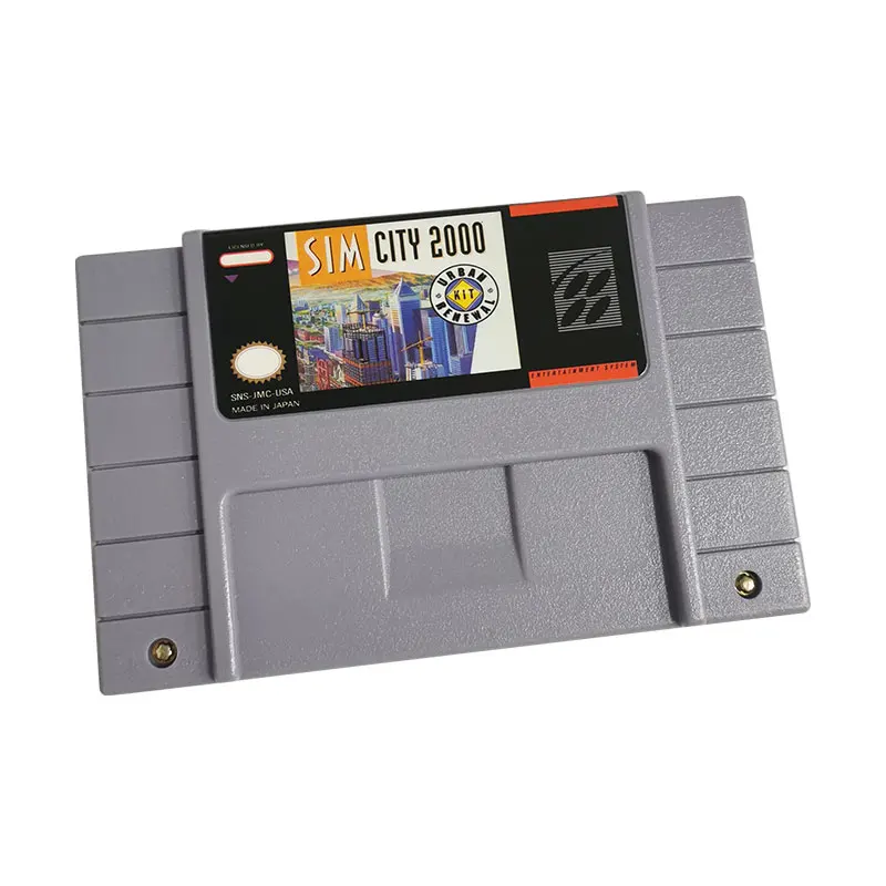Sim City 2000 - 16 Bit Retro Videogioco Super Famiocm Nes Snes Cartuccia Per Sfc Classic Console |