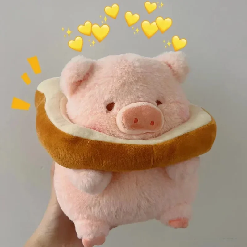 귀여운 루루 돼지 빵 봉제 인형, 귀여운 애니메이션 돼지 봉제 인형, 여자 친구 커플 생일 선물, 30cm