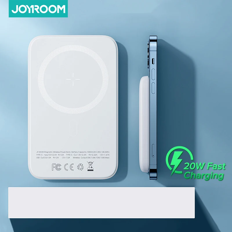 Joyroom Power Bank 10000mAh Magnetic Wireless Charging Powerbank 20W For  iPhone 12 13 Pro Max Portable Battery Charger Poverbank - AliExpress