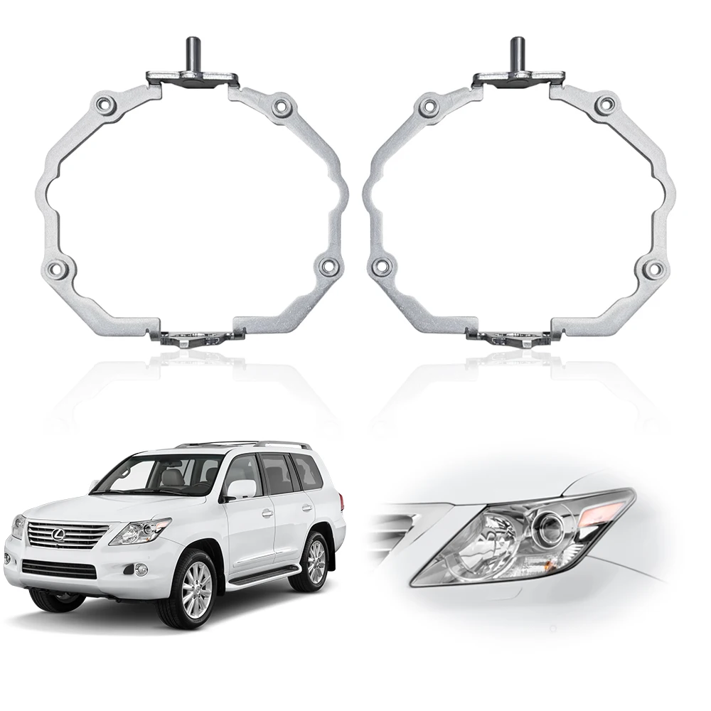 

Адаптер для стайлинга автомобиля Taochis, кронштейн для фар Lexus LX570 2007-2011, галогенный AFS, модификация автомобильной лампы