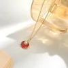 Mermaid Pearl Shell Enamel Necklace Fashion Temperament Colorful Shell Pendant Necklace Jewelry Presents for Women Girls 3