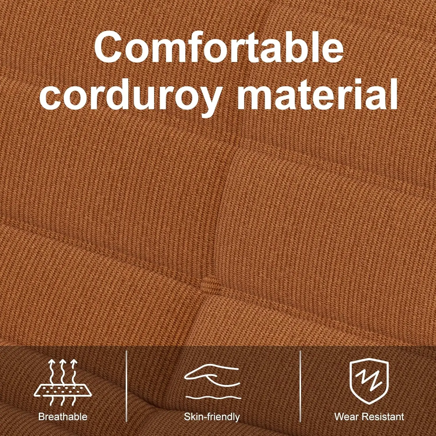 Bean Bag Chair - Adult Bean Bag Chair with Soft Memory Foam & Corduroy, Bean Bag Sofa Beanbag Chair