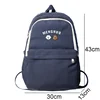New Women Nylon Backpack Student Trendy Lady Leisure Solid Color Book Bag Female Laptop College Backpack Fashion Girl School Bag 4