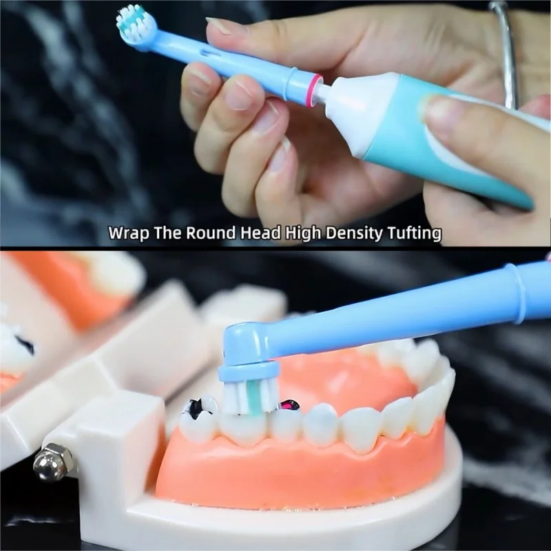 20/16/8/4 قطعة EB-10A/EB10-X رأس فرشاة أسنان للأطف...