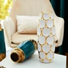 Nordic Ceramic Vase Stereoscopic Dried Fowers Arrangement Wobble Plate Living Room Entrance Ornaments Home Decorations 1