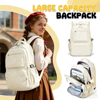 School Backpack for Girls Boys, Large Capacity Teens Bookbag, Casual Men Women Backpacks， College Travel Backpack, Laptop Bag 1