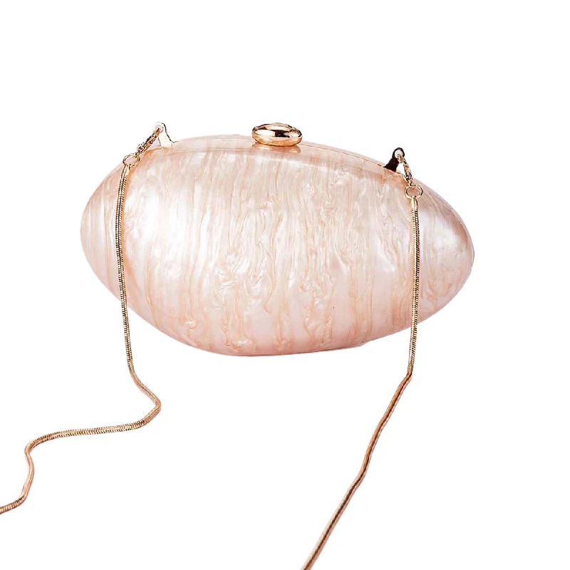 Fashion Acrylic Shell Clutch Evening Bag Shoulder Crossbody Bags With Medium Size Backpack Women Luxury Brand Shopping Cute