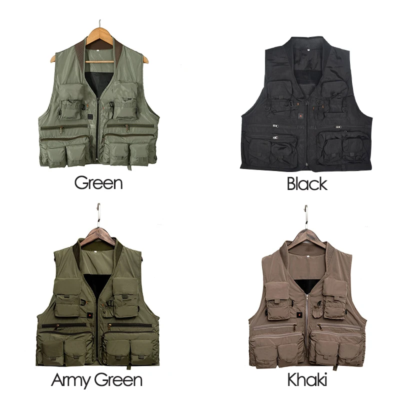 Korean Fishing Vest Quick Dry Breathable Material Fishing Jacket Outdoor Sport Survival Utility Safety Waistcoat