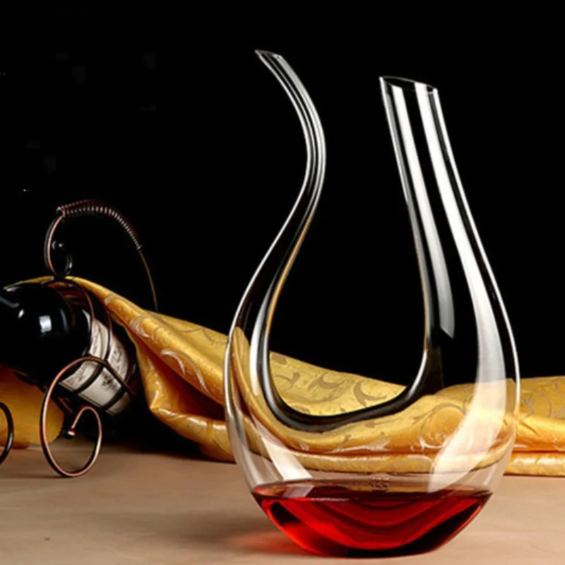 1800ML Crystal Glass 64 Oz Wine Decanter Wine Carafe Gifts for Red Wine  Lover, Decanter with