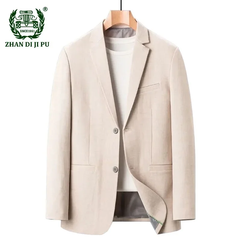 

Мужской Тонкий Блейзер, деловой облегающий Повседневный модный пиджак, Мужская одежда, свадебные костюмы для мужчин, весна-осень 2023