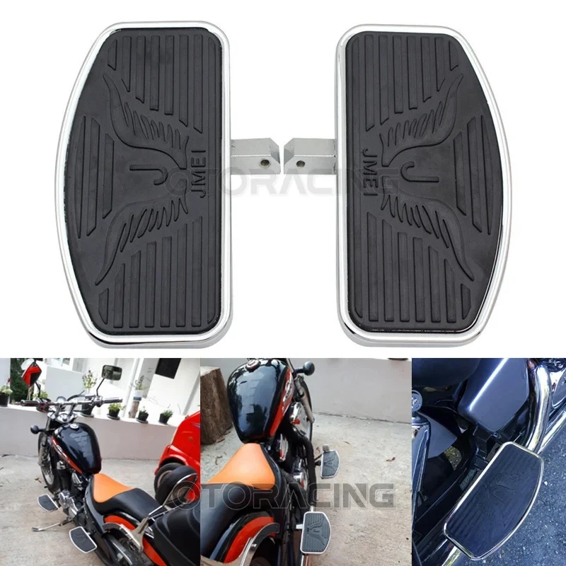 

Motorcycle Front/Rear Floorboards Footboards Foot Pegs Footrests For Honda Steed 400 600 VLX400 VLX600 VT600