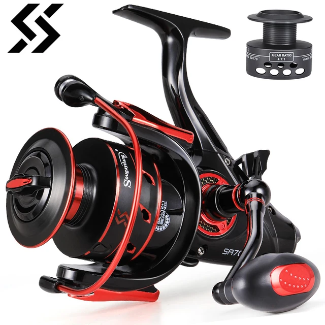 Sougayilang 4000-7000 Carp Fishing Reel 12+1 Bb Aluminum Alloy