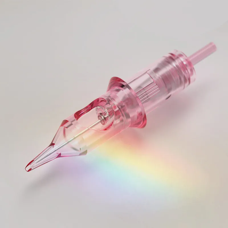 

10pcs/box Tattoo Makeup Cartridge For Tattoos Pen Gun Machines Disposable 0.30MM Pink Sterilized Safe Single Needles