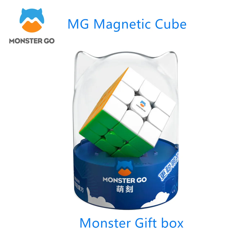 GAN Monster Go M356 3X3X3 Magnetic Stickerless Speed Magic Cube Puzzle Toy