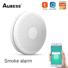 

Tuya Smart WiFi Smoke Carbon Monoxide Composite Home Fire Detector Smoke Alarm Sensor Smart Home Control Dropshipping 2022