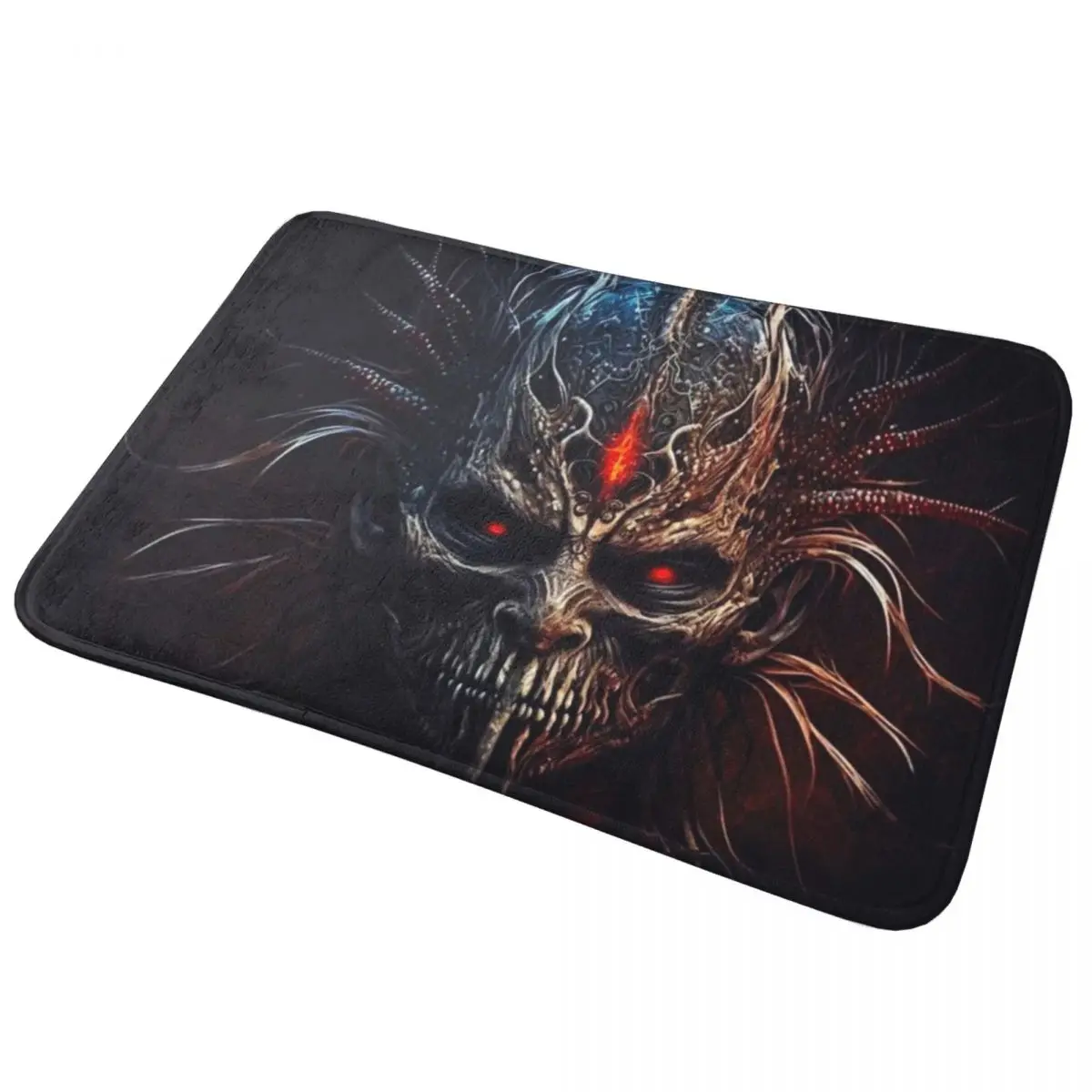 

Skull Doormat Non-slip Super Absorbent Bathroom Floor Mats Home Entrance Rugs Kitchen Bedroom Carpet Outdoor Footpad