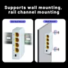 100/1000M POE Extender 4 Port Gigabit Network Switch Repeater IEEE802.3af/at Plug&Play for PoE Switch NVR IP Camera AP 6