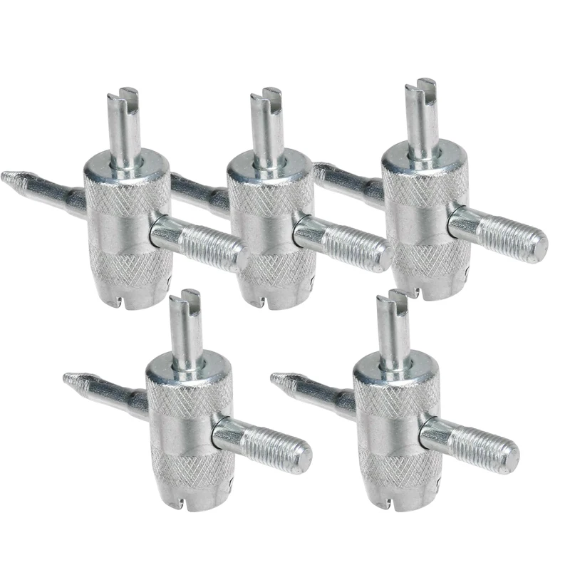 Four-in-One Tyre Valve Core Wrench and Screwdriver Tool