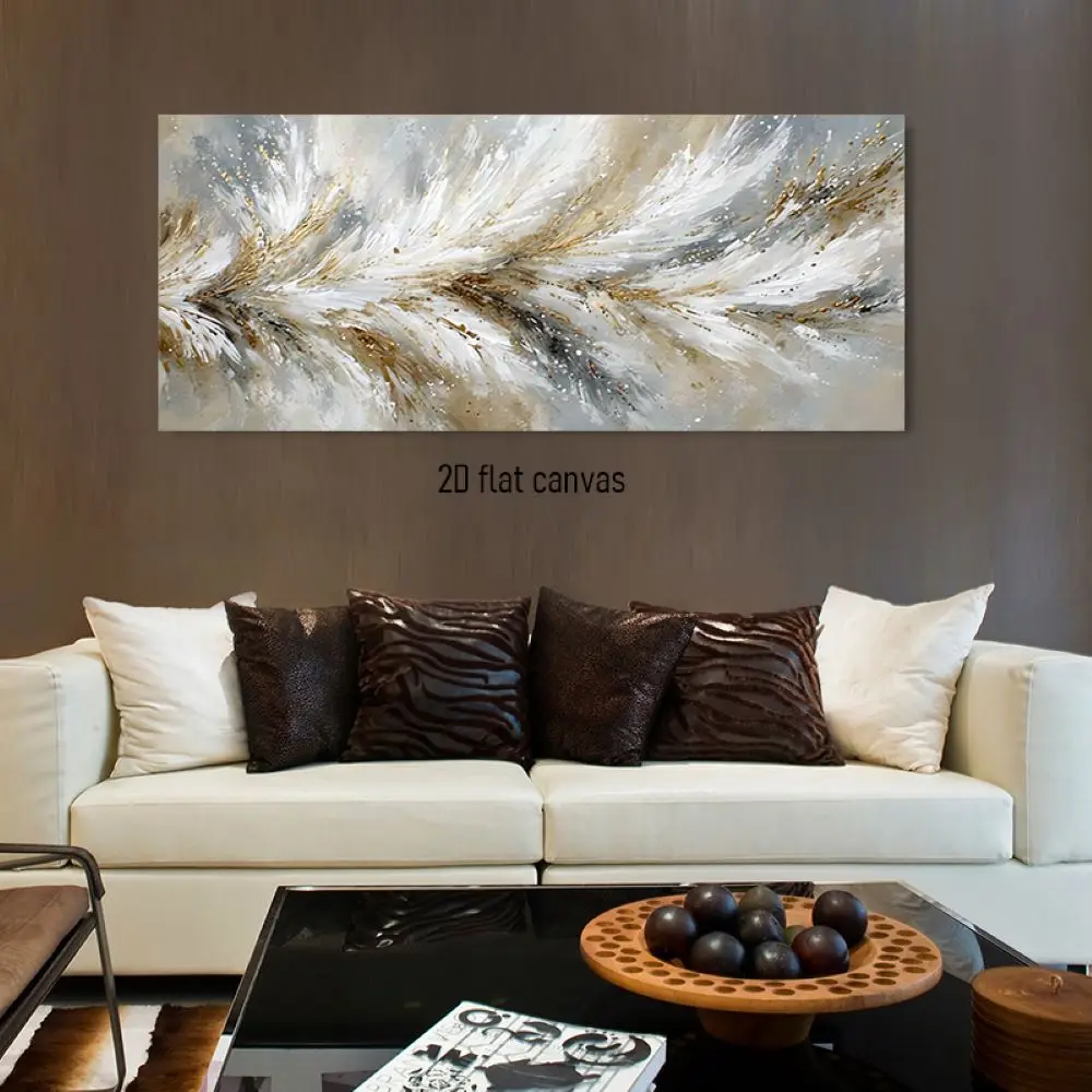 Abstract Feather Wall Art 2