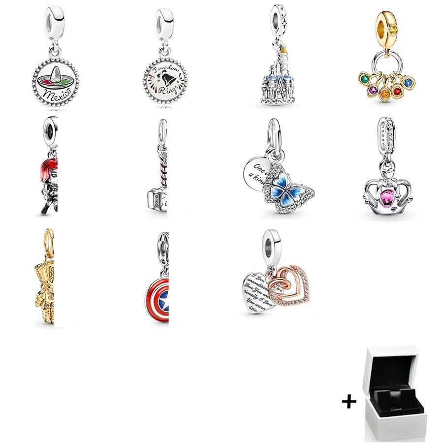 

New 202 100% 925 sterling silver limited series pendant charm suitable for DIY women's original fashion jewelry gifts