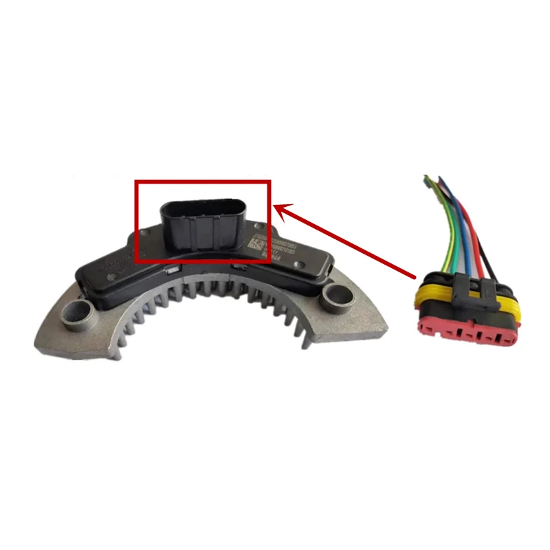 For SIONTRUK Plug SITRAK HOWO A7 T7H T5G TX Air Conditioning Heating Resistance Plug Wire Terminal Harness