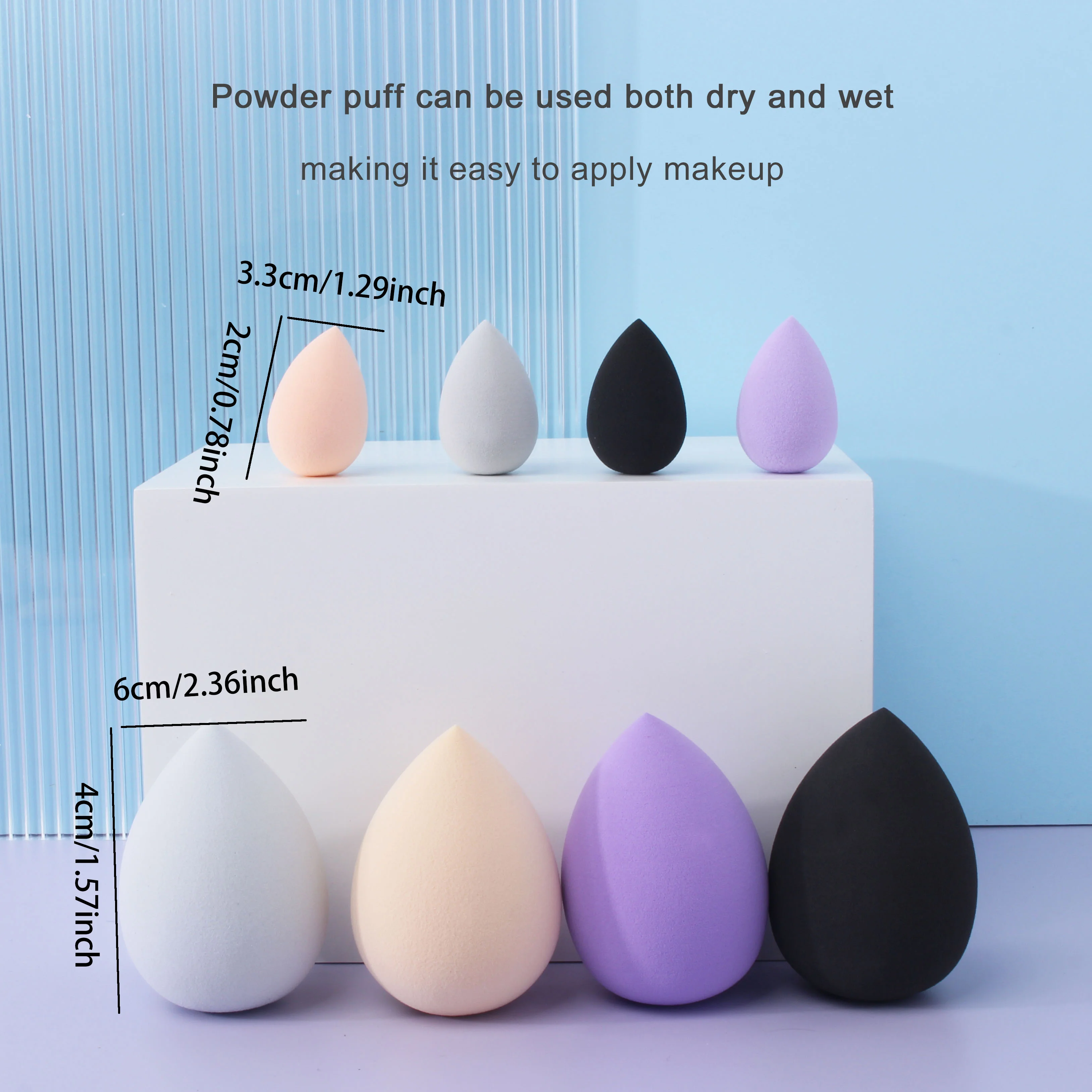 Makeup sponge beauty egg super large soft makeup egg mini makeup egg foundation makeup sponge powder puff washable makeup tool 6