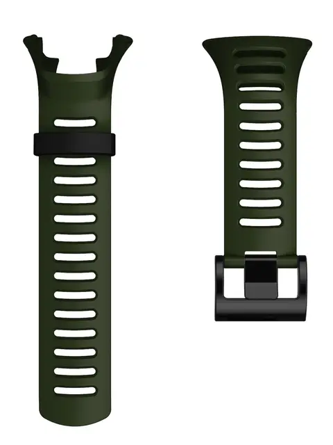 Bracciale In TPU Per Suunto Ambit 1/2/3 - Cinturino Impermeabile, Regolabile, Nero, Per Sport E Attività
