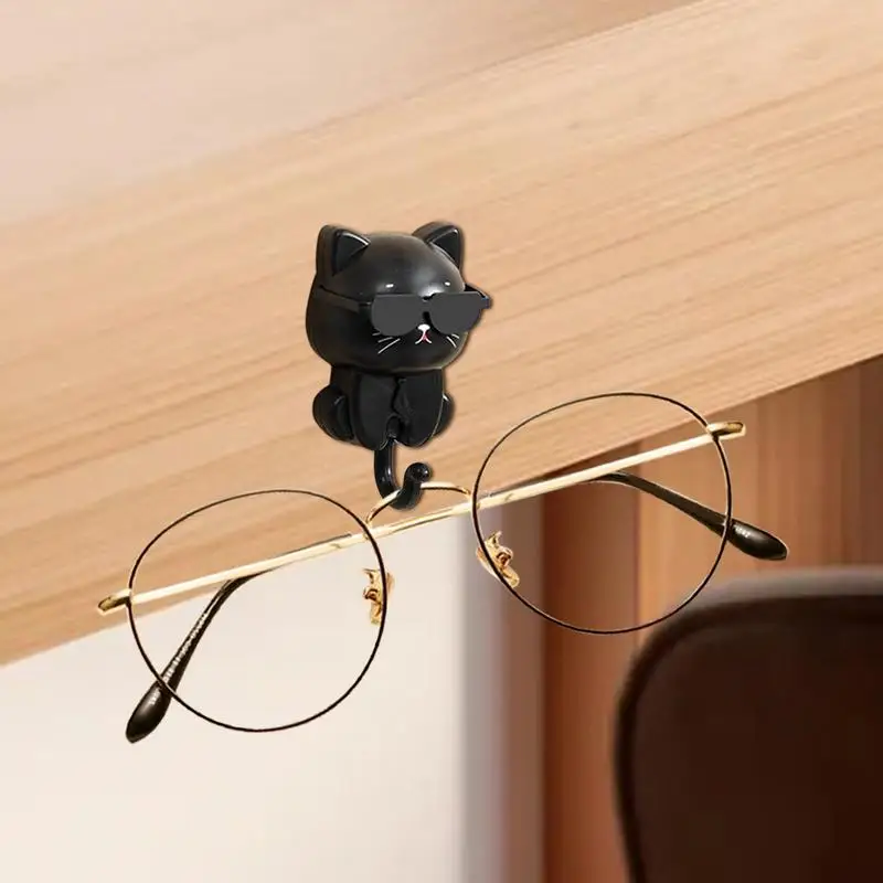 Cartoon Cat Hook Self Adhesive Dormitory Bedroom Door Hangers Hooks Key Umbrella Towel Cap Coat Rack home storage tool ﻿ 6